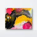 Fire Series I'm The Star mixed media abstract art painting on canvas Kim Depa Studio Southwest Michigan